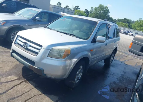 2006 Honda Pilot Ex from USA, damaged, VIN 5FNYF28406B046653